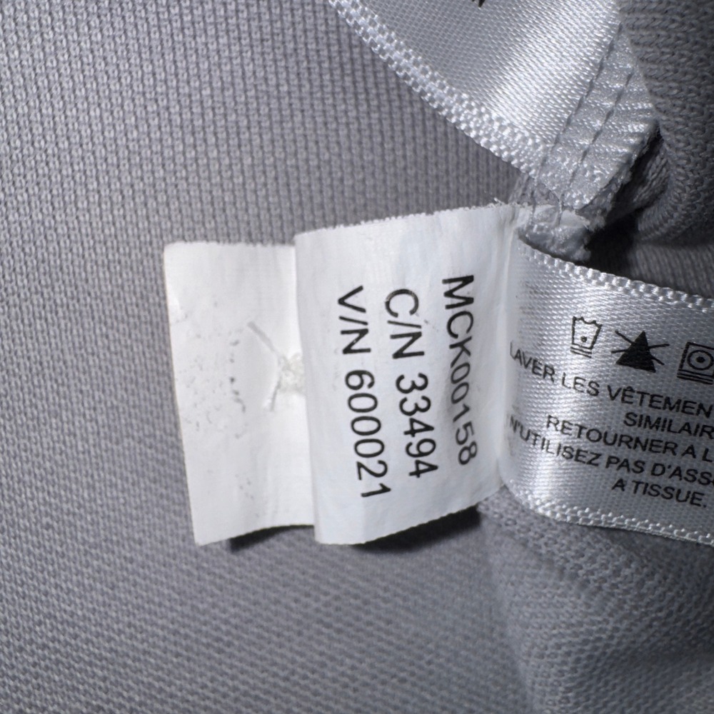Cutter & Buck Mens Advantage Polo Shirt Light Grey Short Sleeve L MCK00158 - Picture 6 of 12